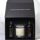 Fair Trade gift set met geurkaars - Lanza Tafelaankleding