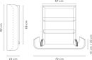 Babywikkeltafel - Randhoogte 10cm